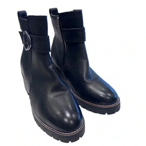 Blondo Waterproof Dagger Fashion Boot Rubber Sole Black Women's Size 10 US NEW